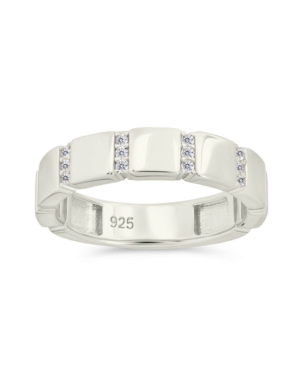 Sterling Silver Bradley CZ Ring