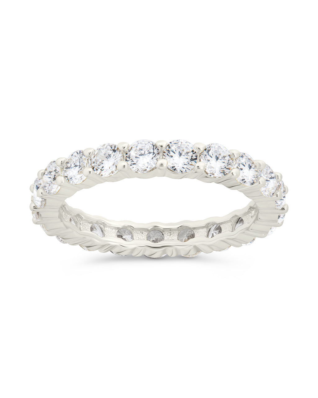 Sterling Silver Gracie CZ Eternity Ring