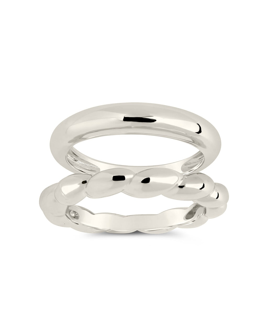 Kehlani Band Ring Set of 2 Ring Sterling Forever