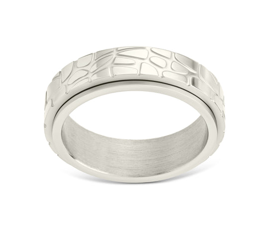 Textured Spinner Ring