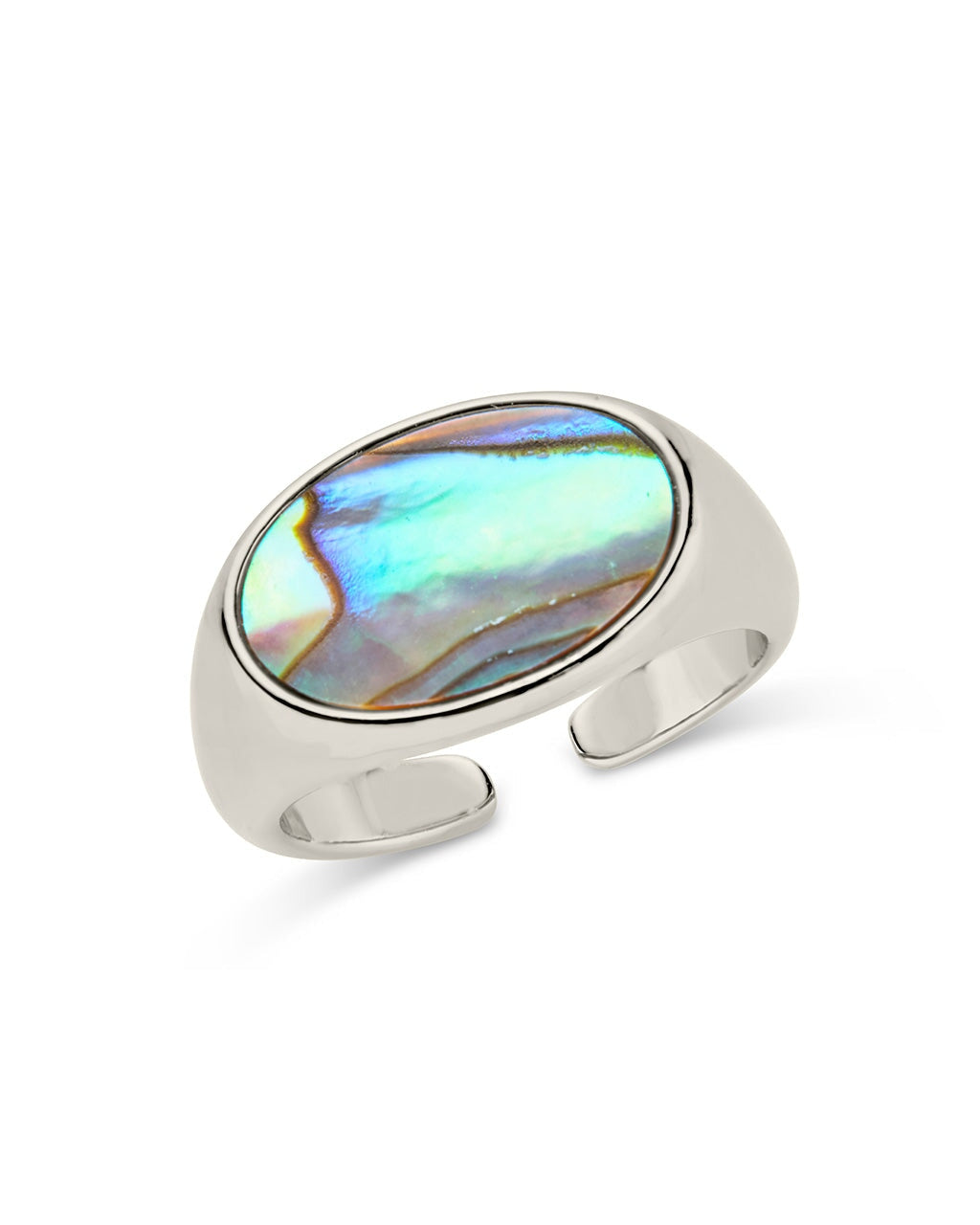 Gail Open Band Ring Ring Sterling Forever Silver 6