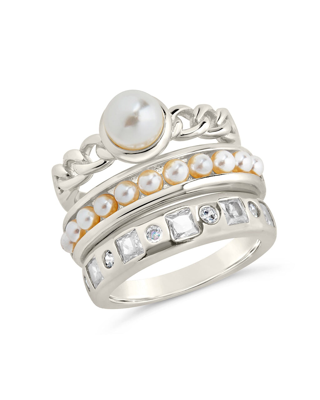 Kimber Stacking Ring Set Ring Sterling Forever Silver 6