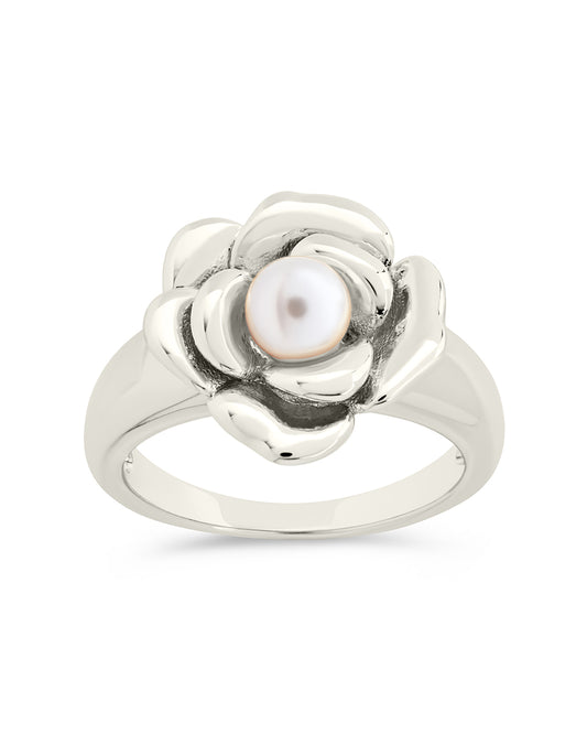 Rosa Pearl Flower Ring