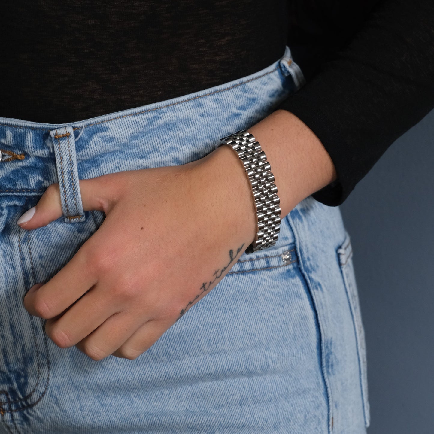 Chunky Watch Band Chain Bracelet Bracelet Sterling Forever
