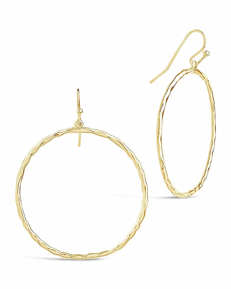 Gold and Silver Dangle Earrings Earring Sterling Forever Gold