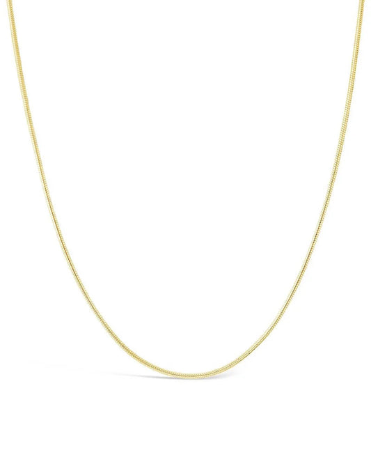Sterling Silver Snake Chain Accessories Sterling Forever Gold 16"