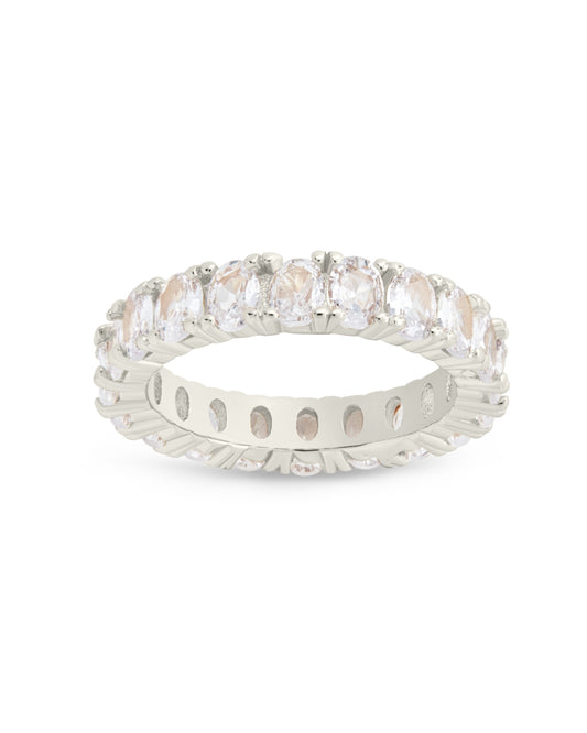 Kylie CZ Eternity Band Ring