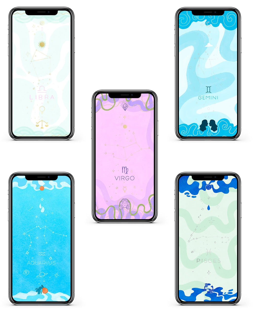 Zodiac Wallpapers (Free Digital Download) Digital Download Sterling Forever