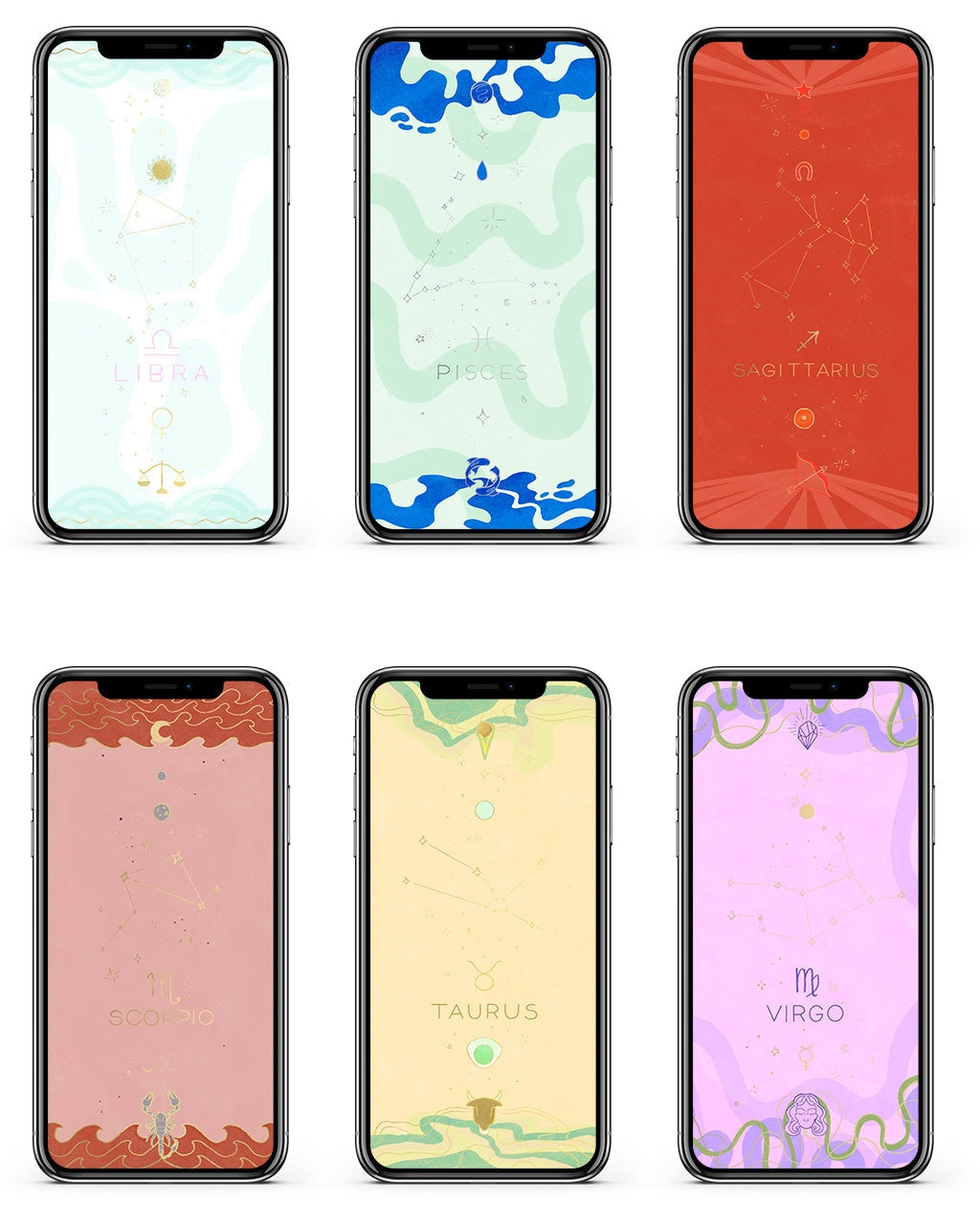 Zodiac Wallpapers (Free Digital Download) Digital Download Sterling Forever Libra (Sept 23 - Oct 22)