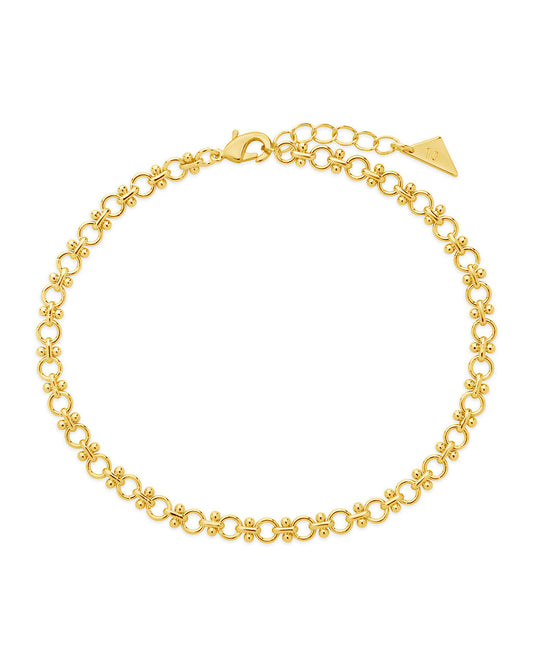 Nadia Chain Anklet Anklet Sterling Forever Gold