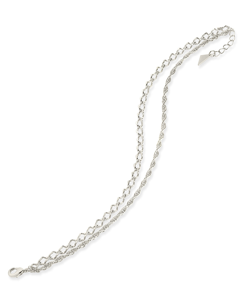 Tessa Layered Chain Anklet Anklet Sterling Forever