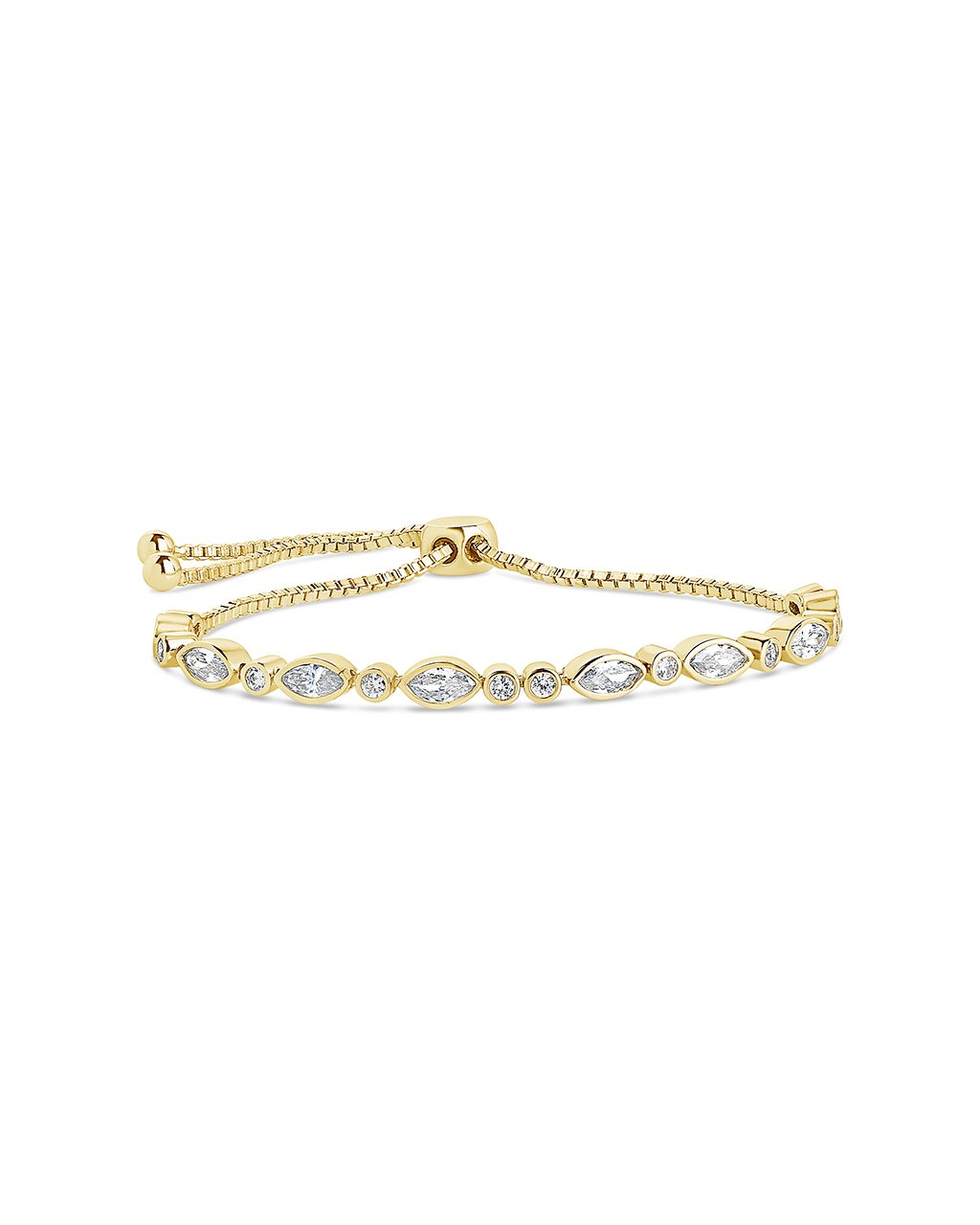 Marquise CZ Slider Bracelet - Sterling Forever