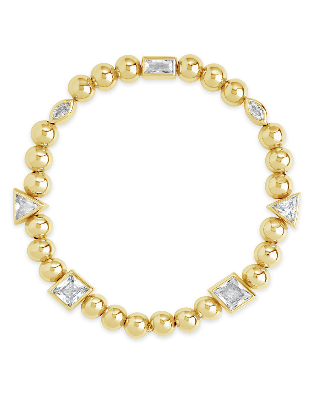 Amaris Beaded Bracelet Bracelet Sterling Forever Gold