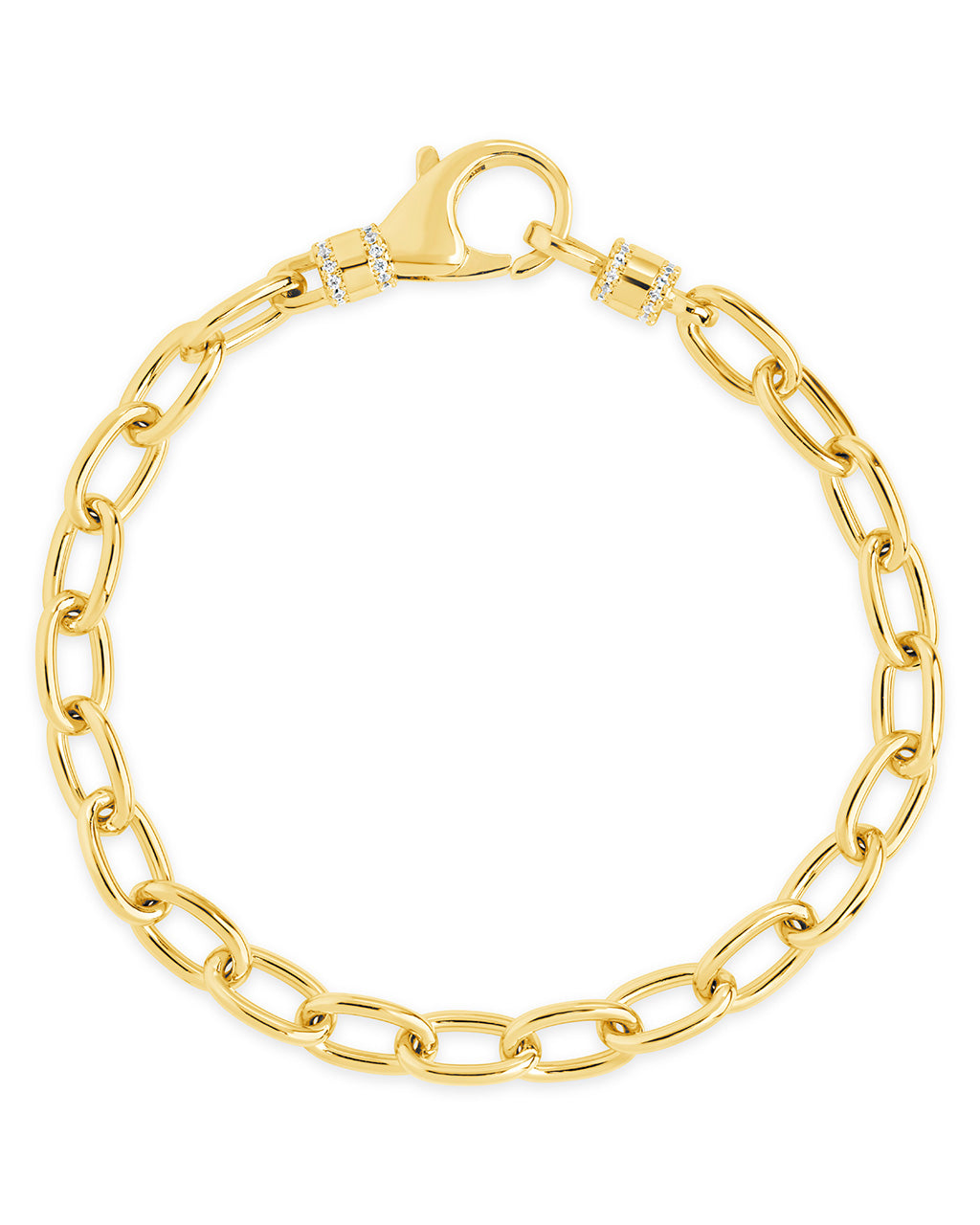 Sterling Forever Louisa Charm Bracelet - Gold