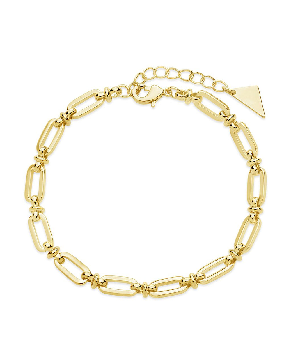 Oval Link Chain Bracelet Bracelet Sterling Forever Gold