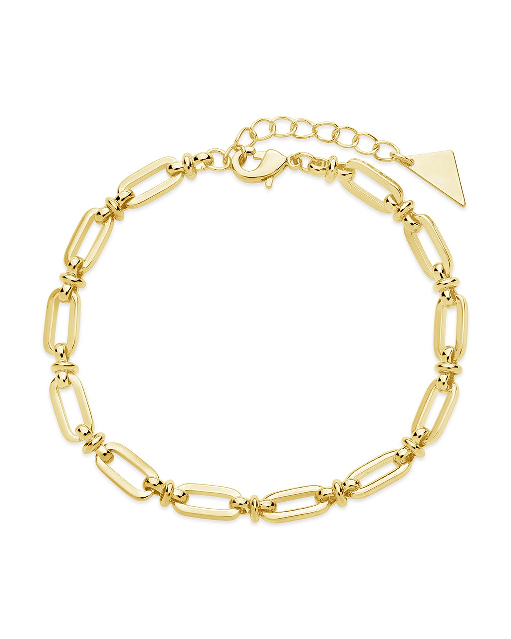 Oval Link Chain Bracelet Bracelet Sterling Forever Gold