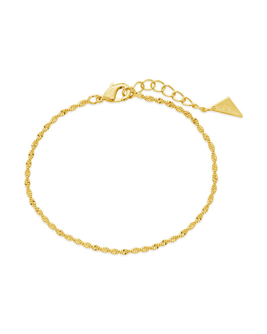 Runa Chain Bracelet Bracelet Sterling Forever Gold 