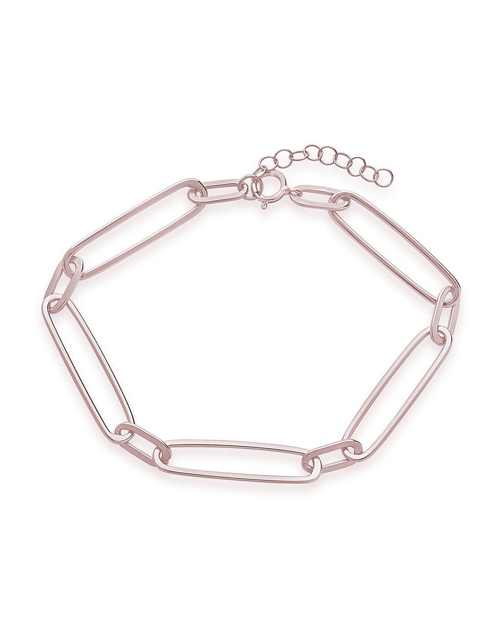 Polished Large Link Bracelet - Sterling Forever