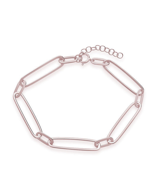 Polished Large Link Bracelet - Sterling Forever