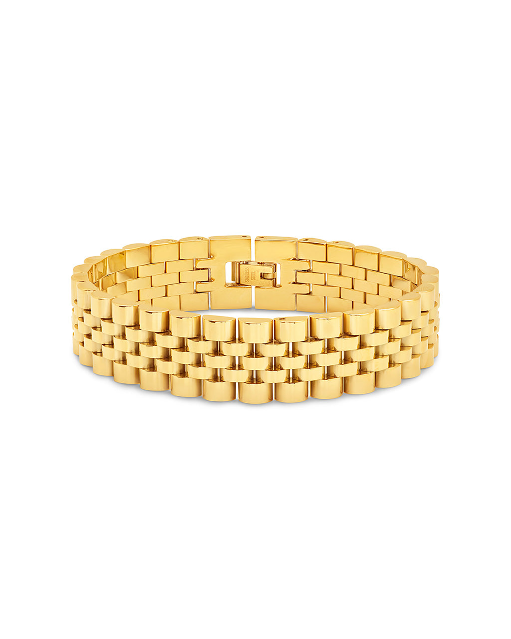 Chunky Watch Band Chain Bracelet Bracelet Sterling Forever Gold