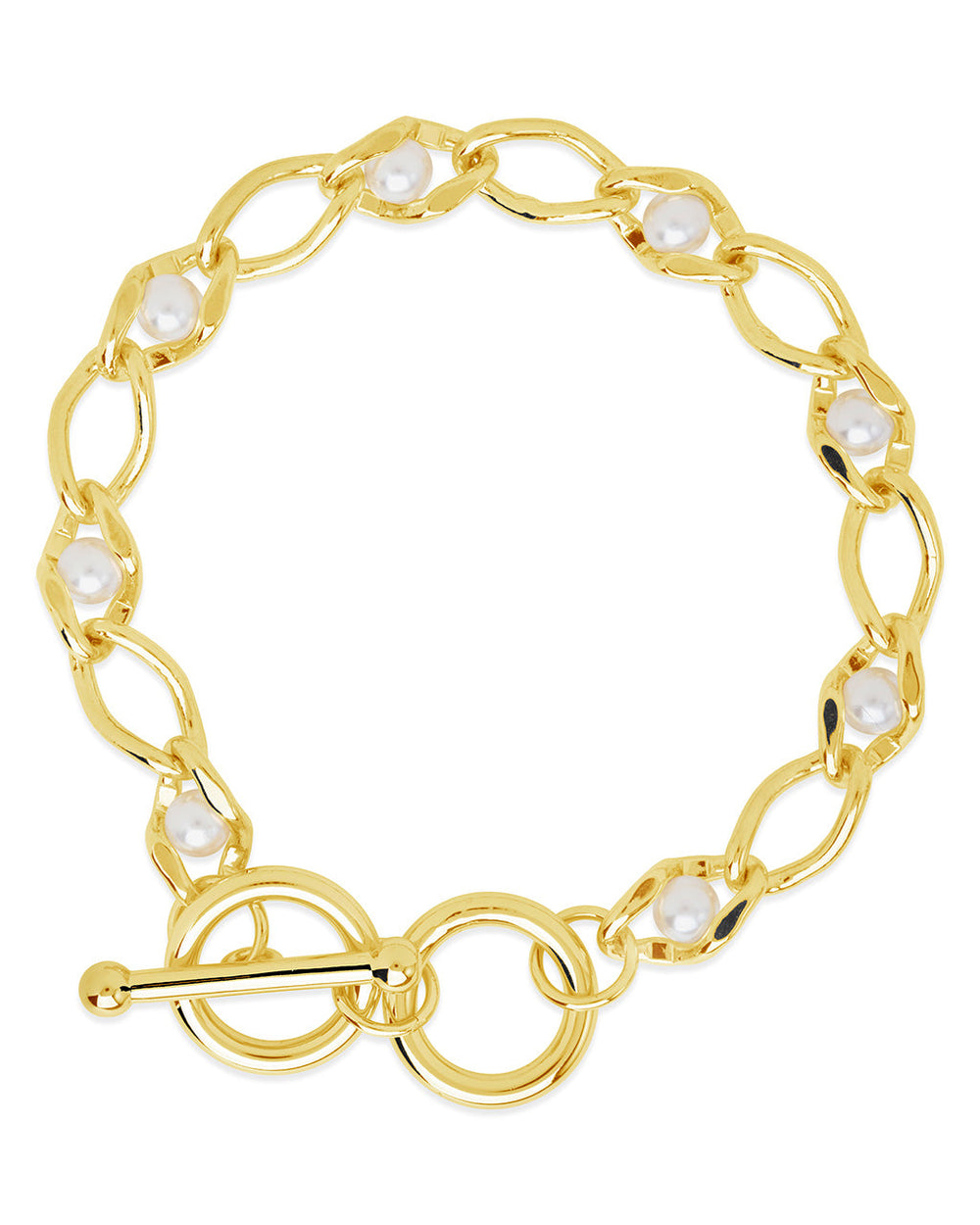 Amedea Toggle Bracelet Bracelet Sterling Forever Gold