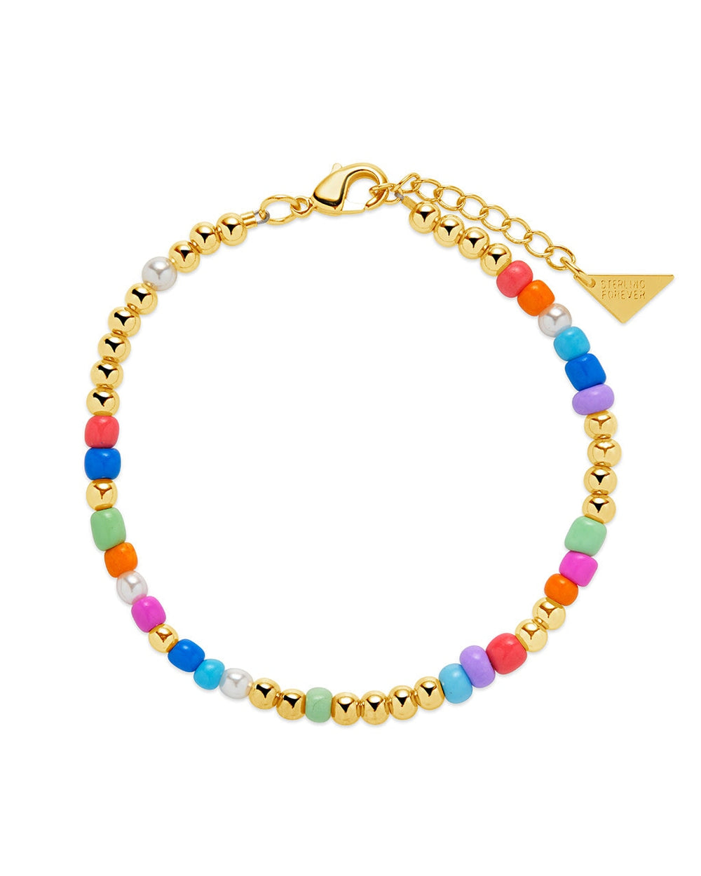 Devyn Beaded Bracelet Bracelet Sterling Forever Gold