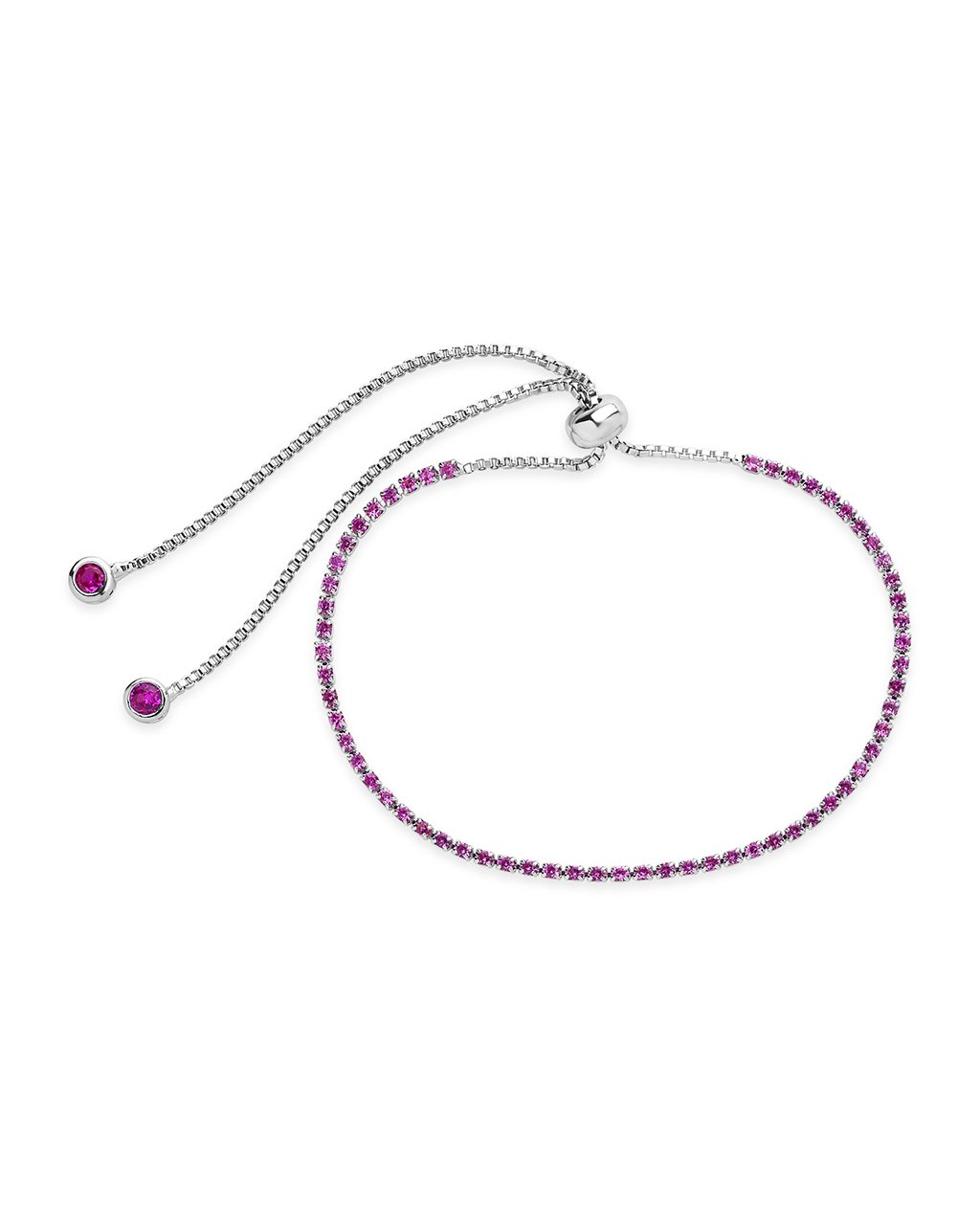 CZ Slider Bracelet - Sterling Forever