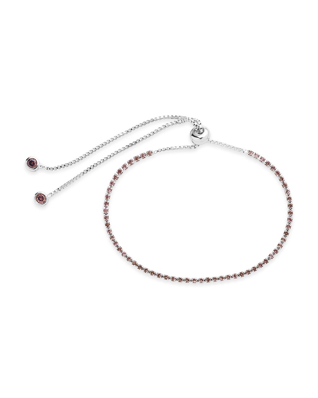 CZ Slider Bracelet - Sterling Forever