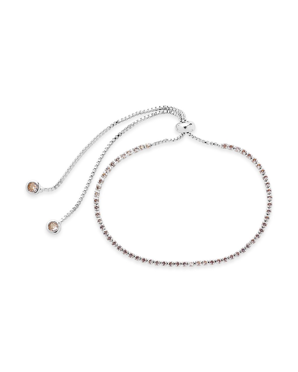 CZ Slider Bracelet - Sterling Forever