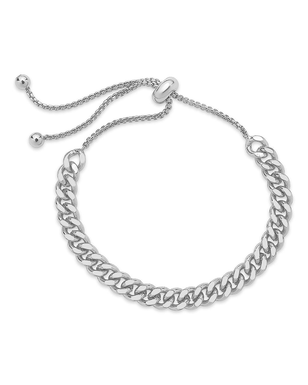 Chain Link Bolo Bracelet Bracelet Sterling Forever Silver 
