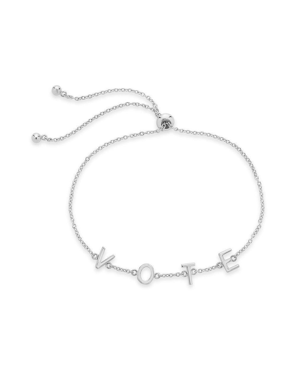 VOTE Bolo Bracelet Bracelet Sterling Forever Silver 