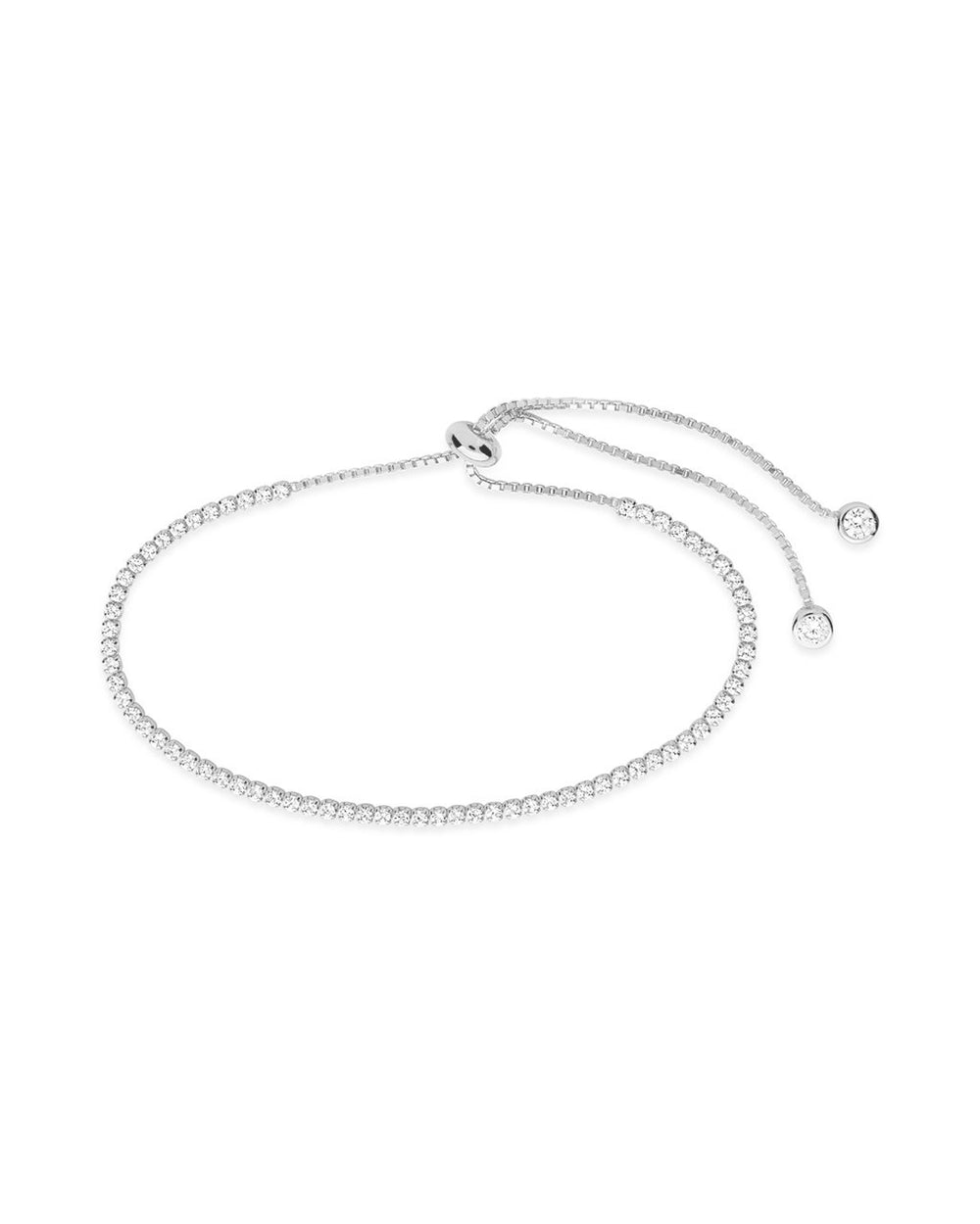 CZ Slider Bracelet - Sterling Forever