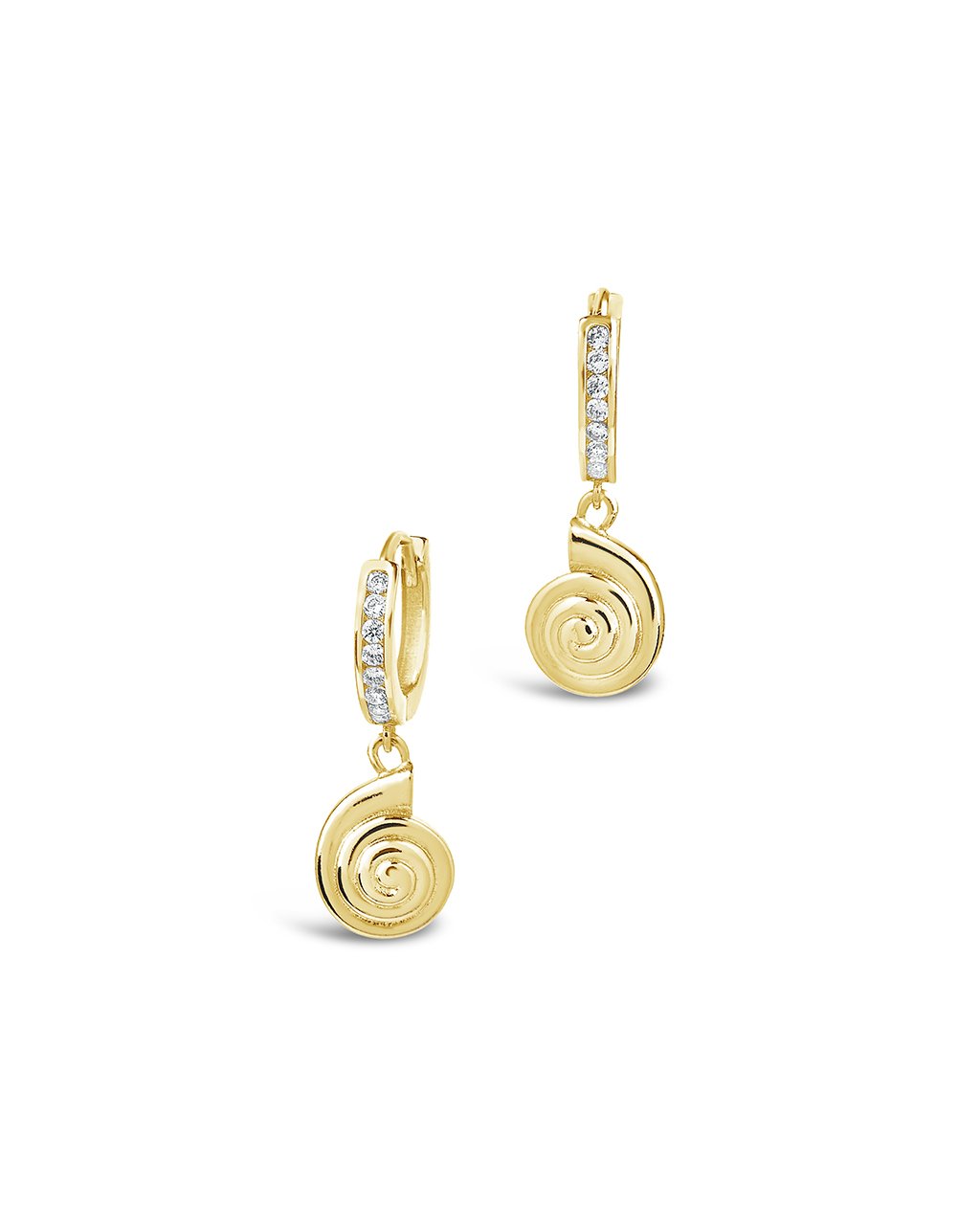 Shark Eye Micro Hoops - Sterling Forever