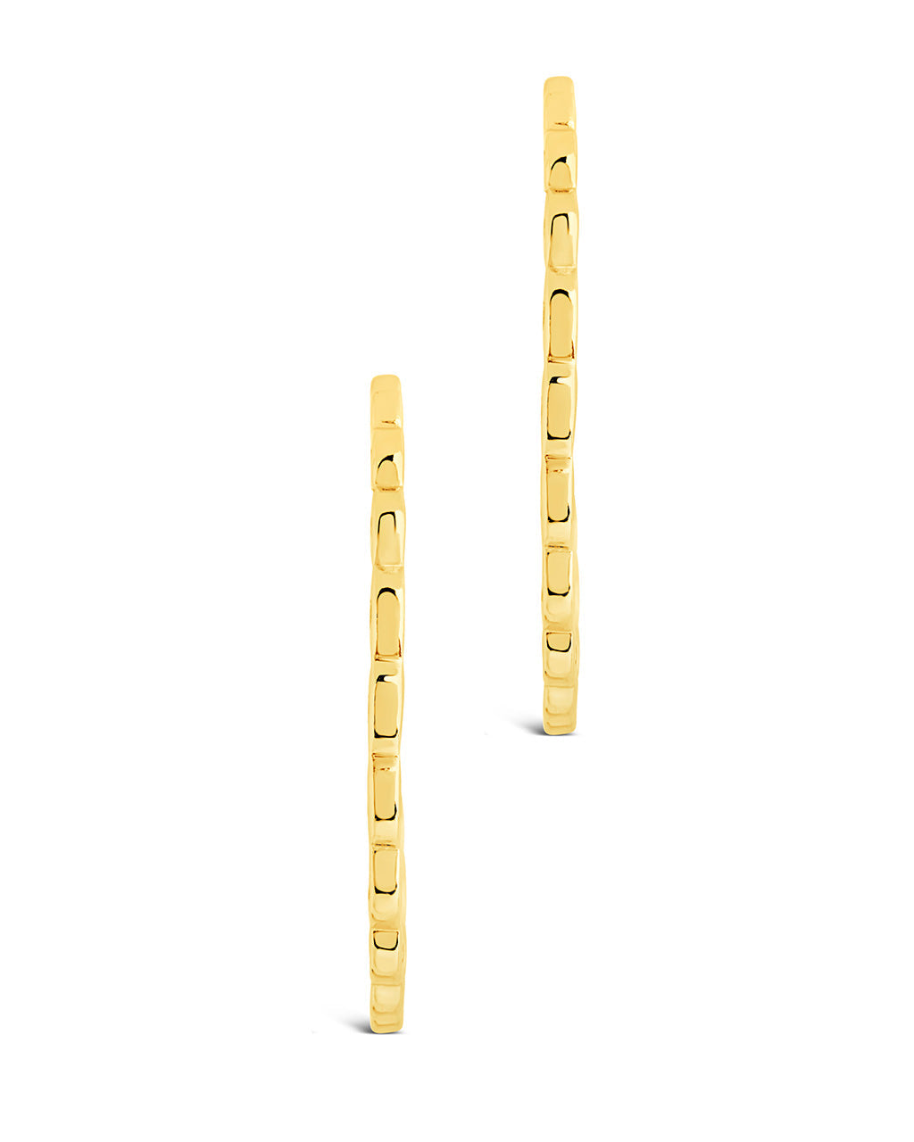 Ezell Hoops Earring Sterling Forever