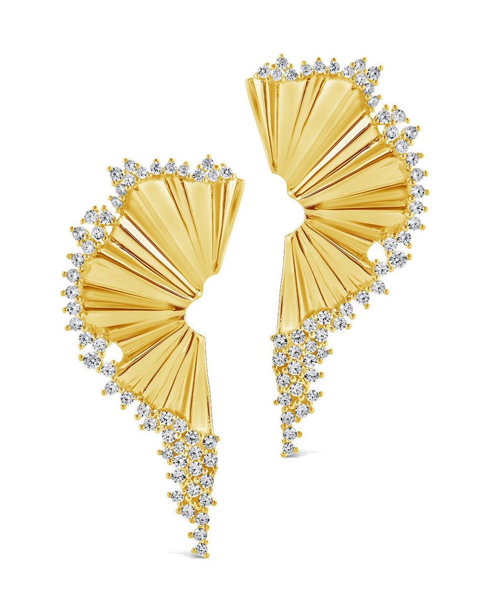 Angelina Statement Studs Earring Sterling Forever Gold
