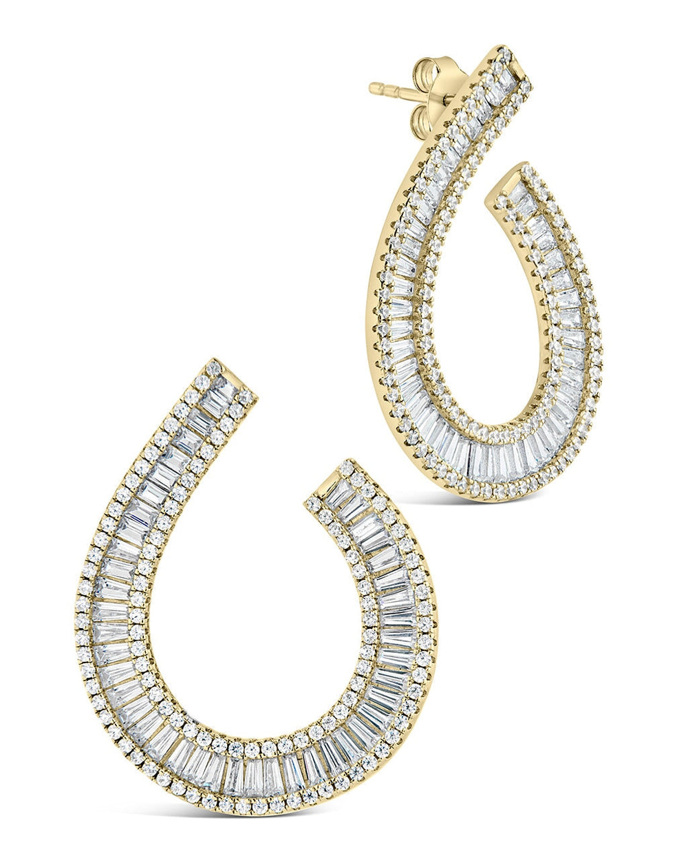 Yasmin Statment Studs Earring Sterling Forever Gold
