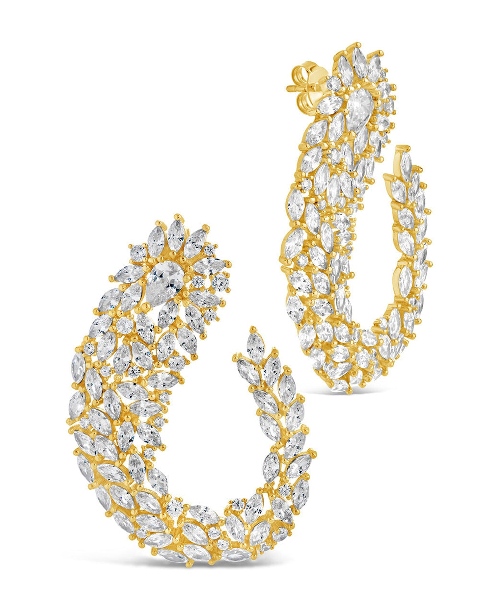 Gwen Statement Studs Earring Sterling Forever Gold