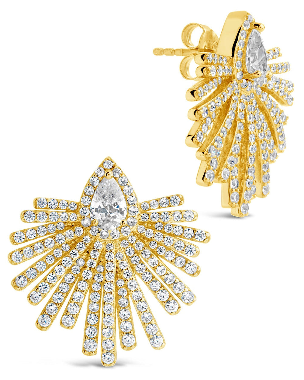 Cameron Studs Earring Sterling Forever Gold 