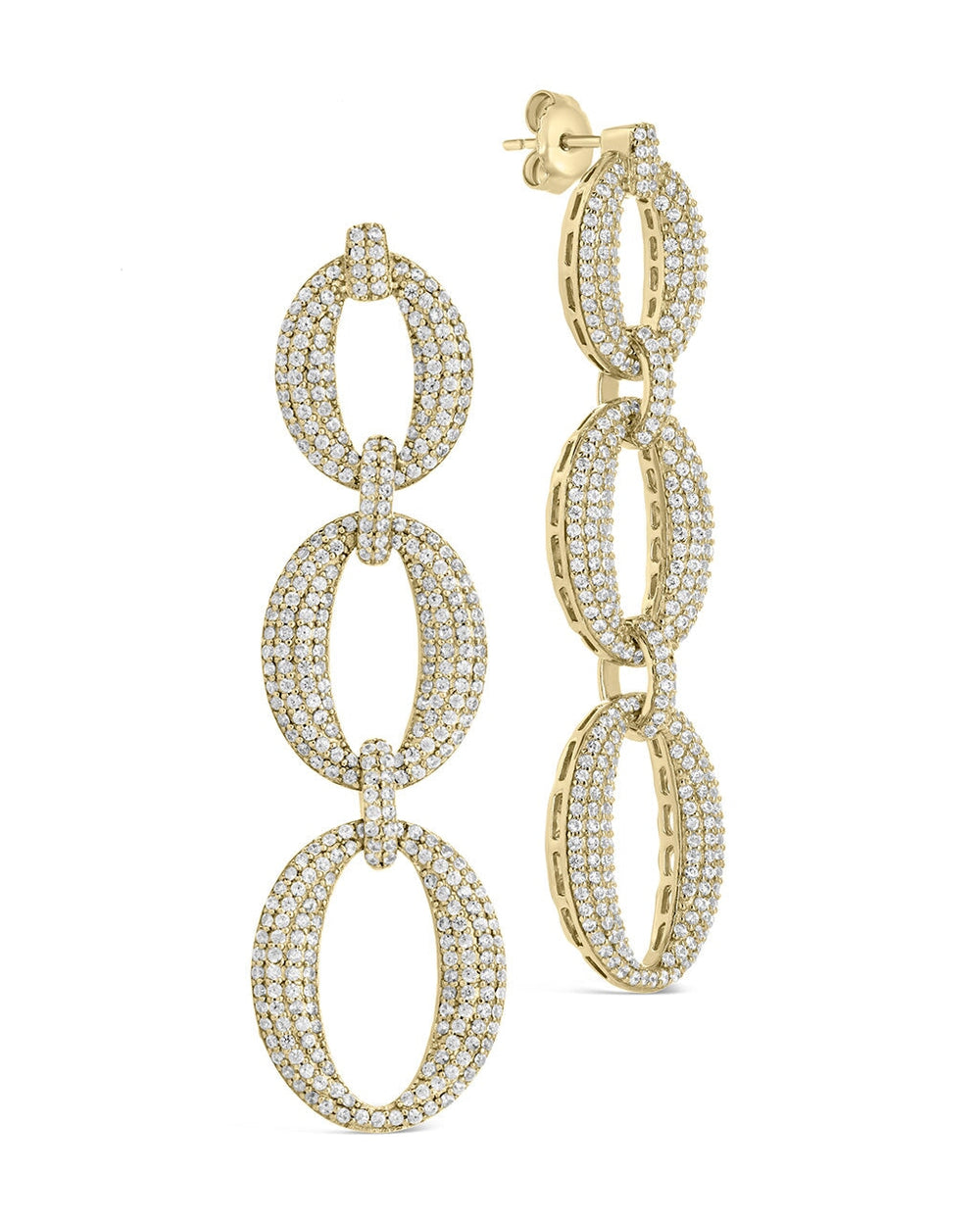 Whitney Drop Earrings Earring Sterling Forever Gold
