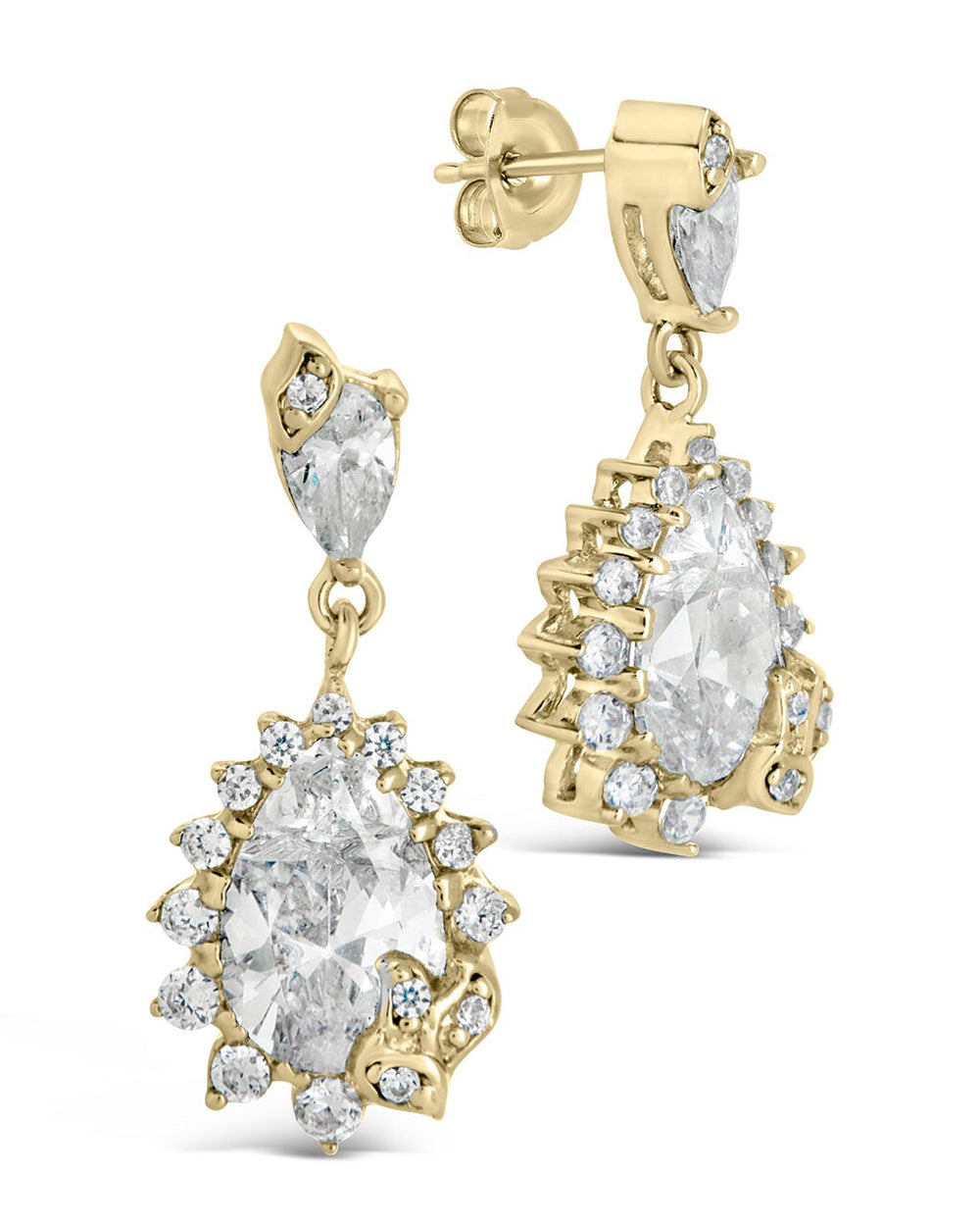 Sienna Statement Studs Earring Sterling Forever Gold