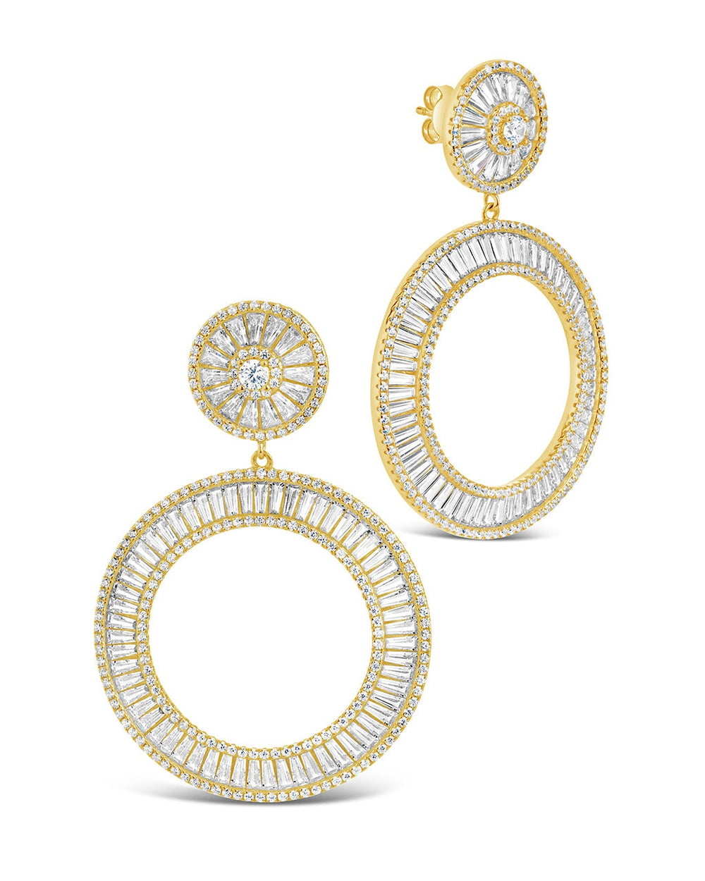 Kelly Drop Studs Earring Sterling Forever Gold
