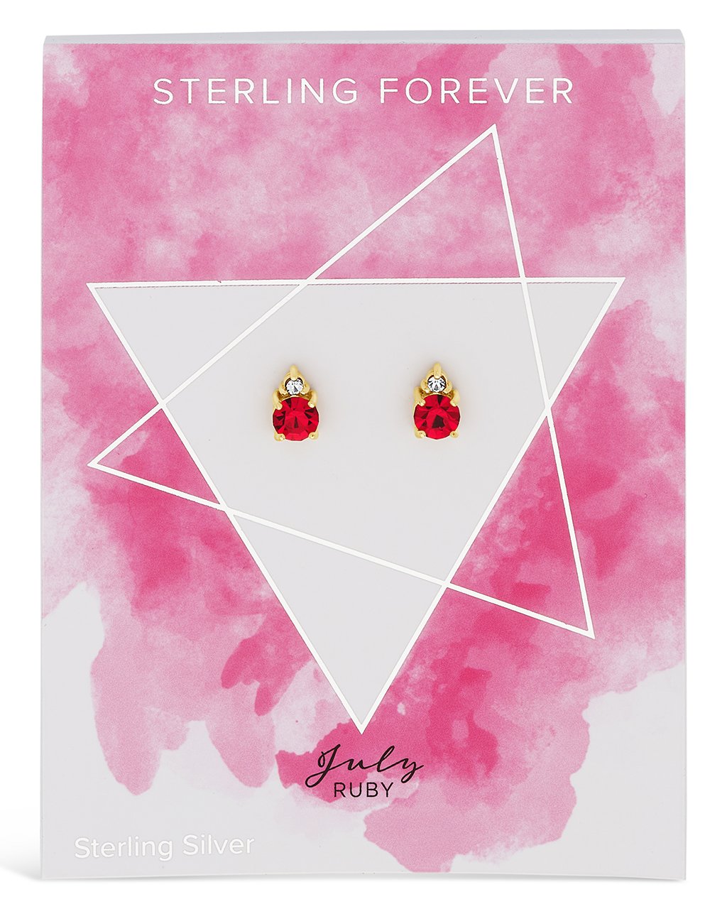 Sterling Silver Birthstone Studs Earring Sterling Forever