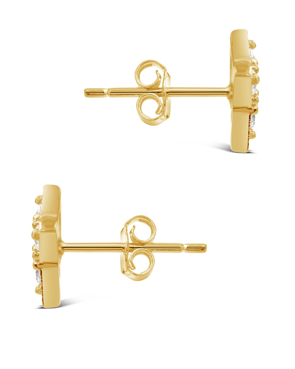 Sterling Silver Dainty Four Pointed Star Studs Earring Sterling Forever