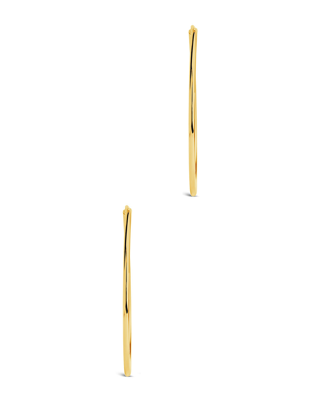 2.7" Infinity Hoop Earrings Earring Sterling Forever 