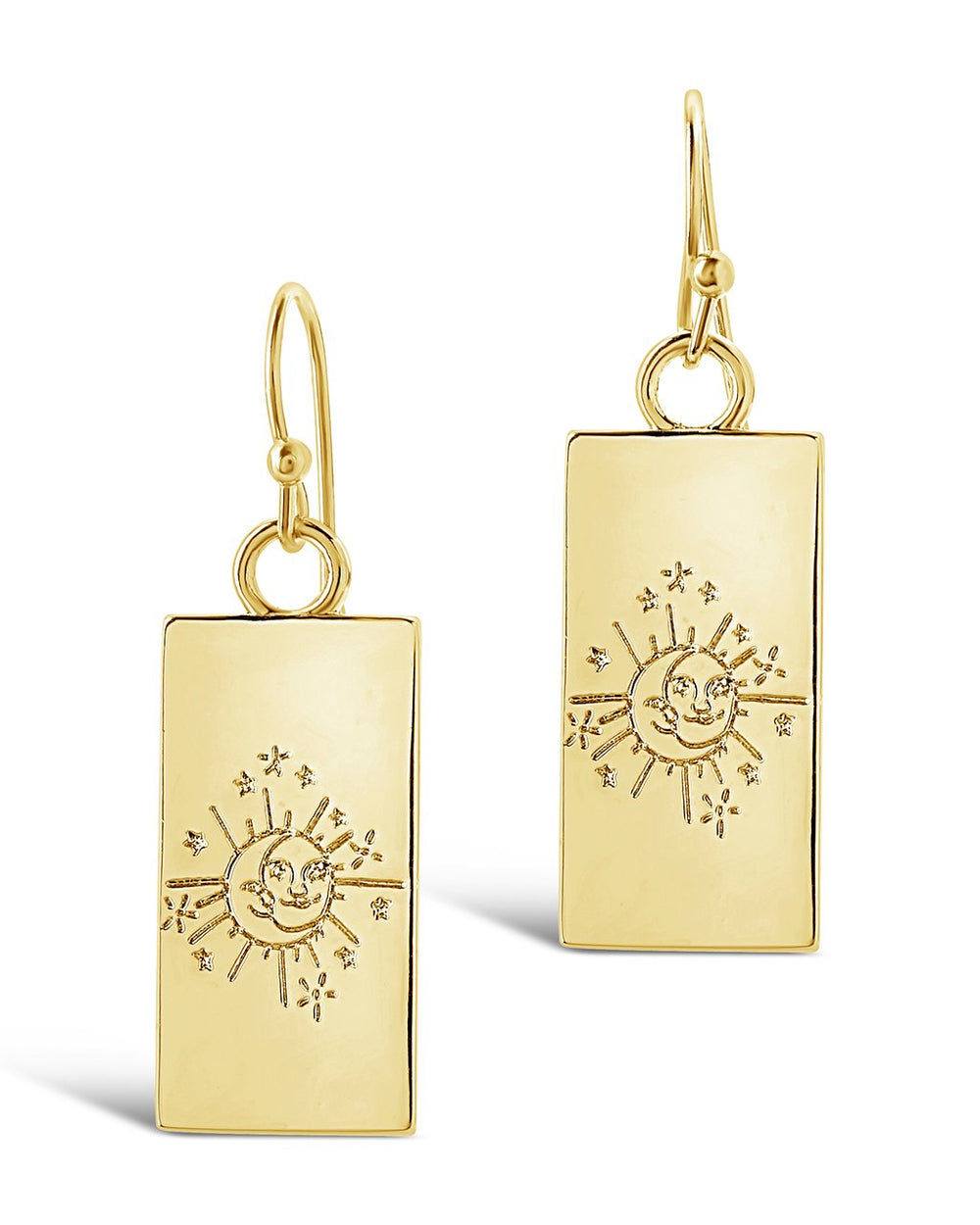 Tarot Card Dangle Earrings - Sterling Forever