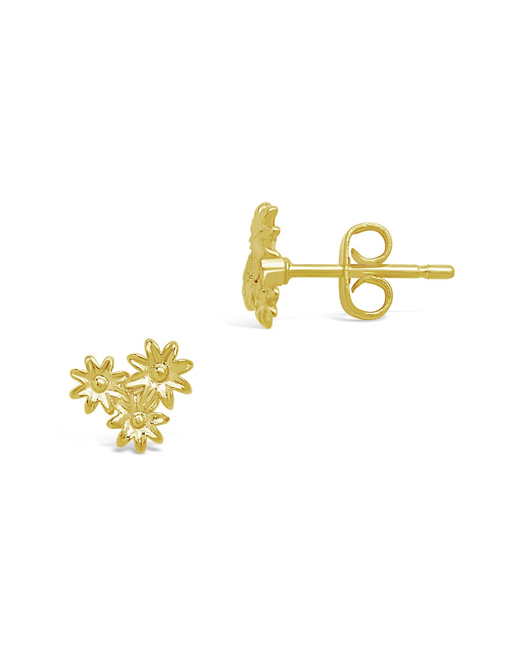 Multi Flower Stud Earrings - Sterling Forever