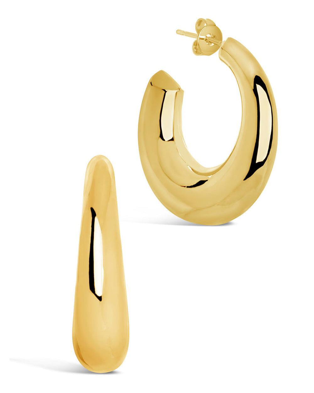 Coco Hoops Earring Sterling Forever Gold