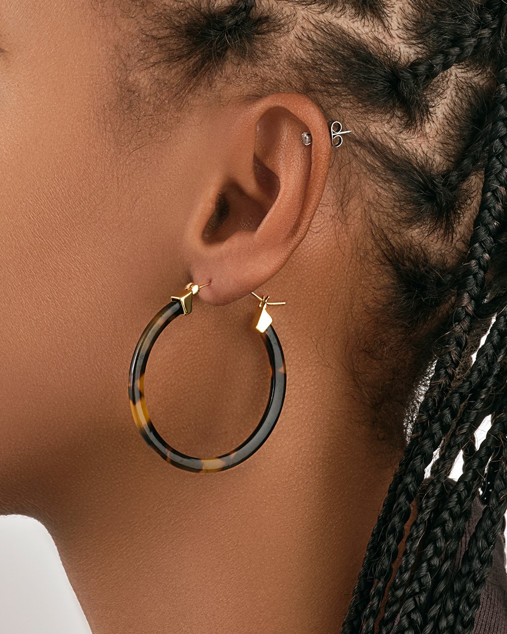 50mm Resin Hoop Earrings Earring Sterling Forever 