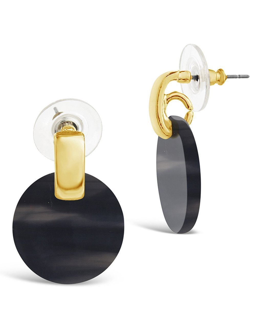 SHINE by Sterling Forever Circle Resin Stud Earrings Earring SHINE by Sterling Forever
