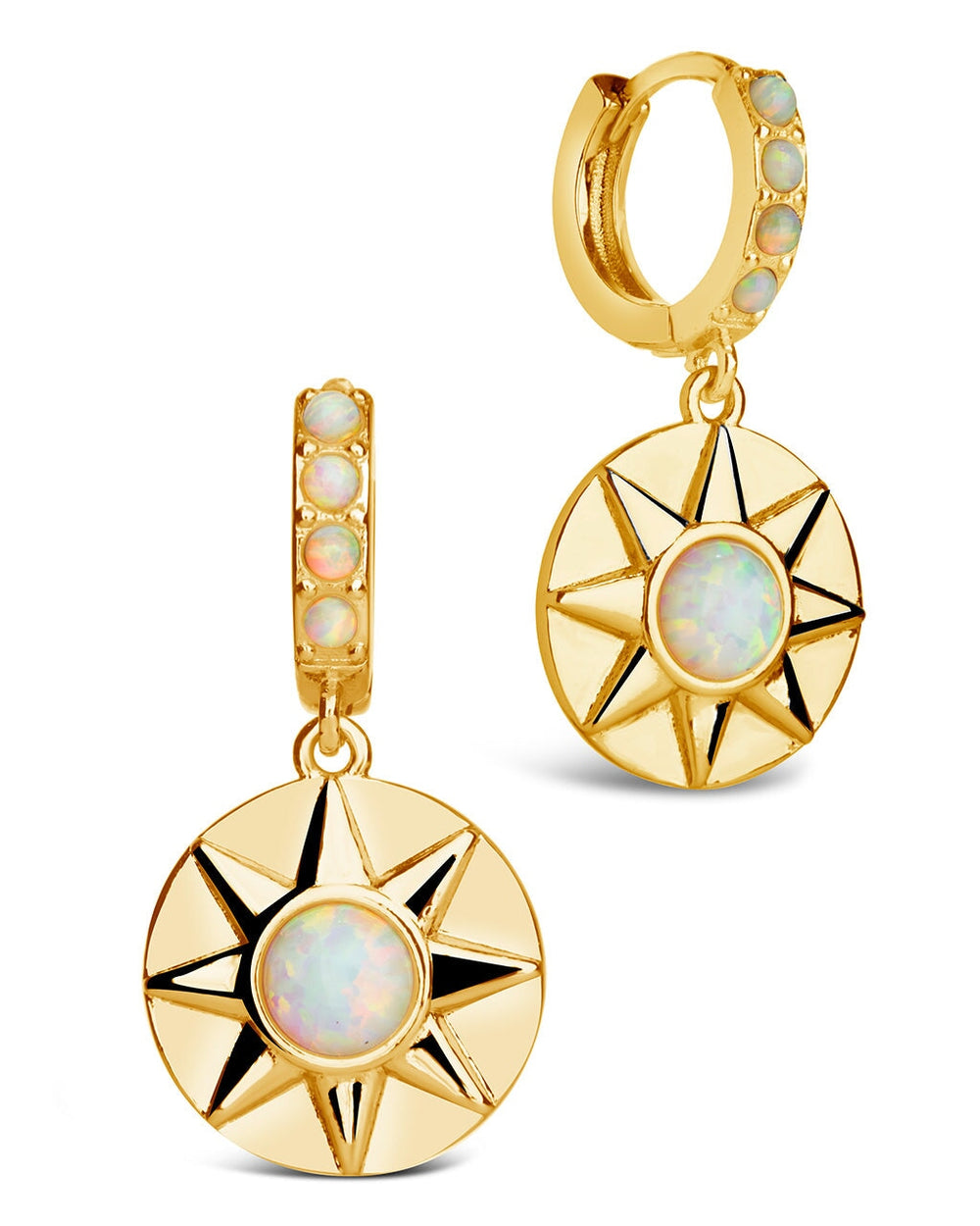 Sunni Micro Hoops Earring Sterling Forever Gold 